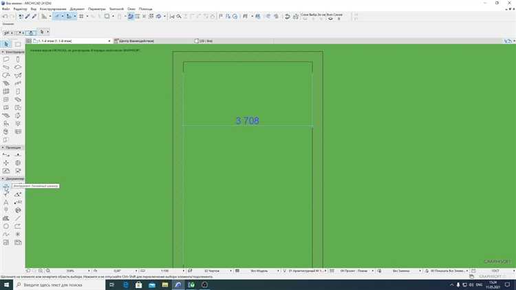 Точная установка размеров в Archicad начинается с выбора подходящего инструмента. В панели инструментов выберите undefined“Размер”</strong>, затем укажите метод: линейный, радиальный или угловой. Для архитектурных чертежей чаще всего используется линейный способ, позволяющий фиксировать расстояние между двумя точками на плане или разрезе.»></p>
<p>Перед установкой размеров проверьте настройки масштаба и единиц измерения: <em>“Параметры проекта” → “Единицы измерения”</em>. Рекомендуется использовать миллиметры или метры, в зависимости от масштаба чертежа. Убедитесь, что параметры точности (число знаков после запятой) соответствуют требованиям проекта.</p>
<p>При размещении размерных цепочек используйте привязки к узлам и углам элементов. Чтобы избежать смещений, активируйте режим <strong>“Привязка к точке”</strong> и отключите автоустановку размера, если нужна абсолютная точность. Для изменения отступов между линией размера и объектом используйте вкладку <em>“Параметры линии размера”</em> в панели информации.</p>
<p>Для маркировки высотных отметок применяйте вертикальные размеры с указанием абсолютной отметки уровня. В разрезах и фасадах используйте <strong>“Уровни”</strong>, а не обычные линейные размеры – это обеспечит корректную автоматическую привязку к этажам и перекрытиям.</p>
<p>При работе с повторяющимися элементами (например, окнами) используйте <em>инструмент “Автоматическая размерная цепочка”</em>. Он позволяет быстро установить размеры между одинаковыми объектами без ручного выбора каждой точки, что особенно полезно при оформлении планов этажей.</p>
<h2>Выбор и настройка инструмента «Размер»</h2>
<p><img decoding=