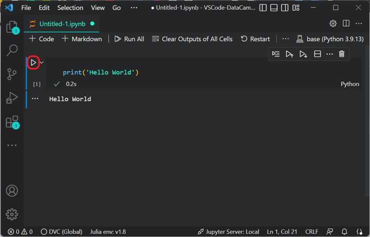 Работа с виртуальными окружениями в Visual Studio Code