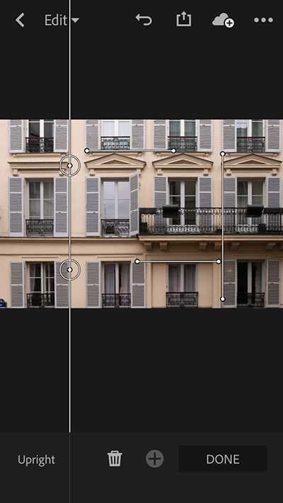 Как правильно обрезать и выровнять фотографию в Lightroom Mobile