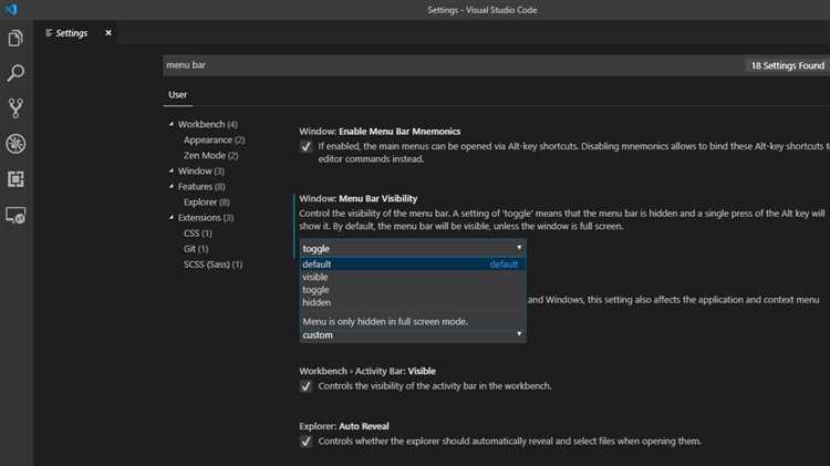 Как сбросить visual studio code до заводских настроек