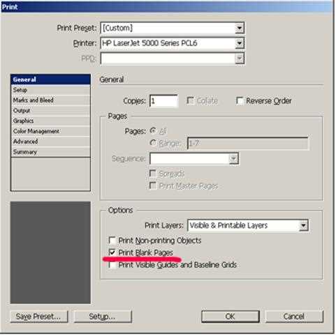 Как сделать колонтитул в indesign
