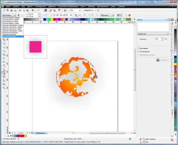 Как сделать контур рисунка в coreldraw