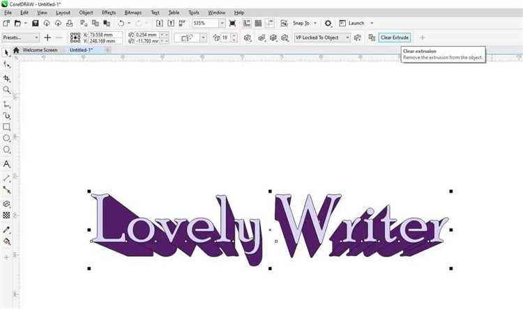 Как сделать надпись в coreldraw
