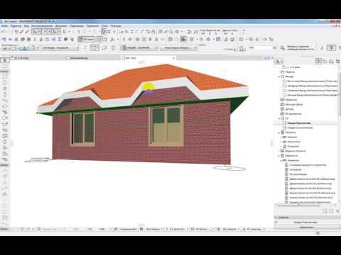 Как сделать обрешетку в archicad 20