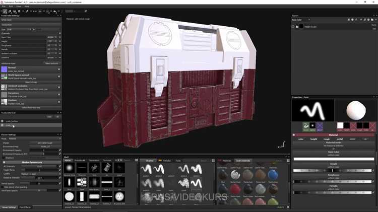 Настройка параметров roughness и metallic для реалистичности ржавчины