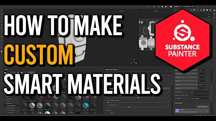 Как сделать смарт материал в substance painter