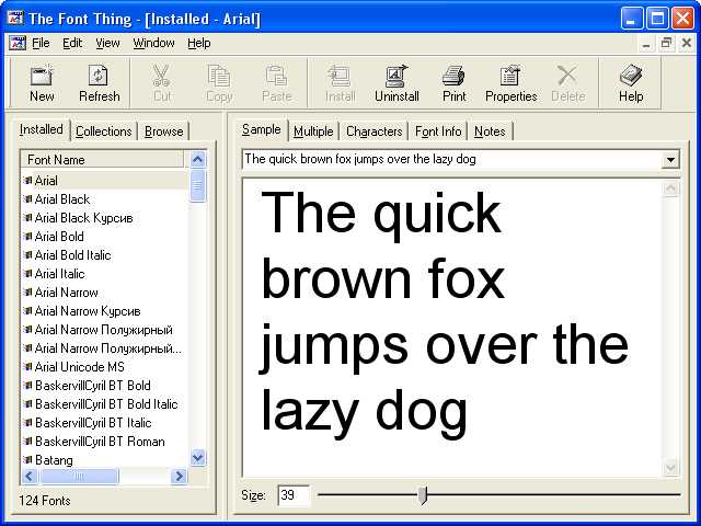 Установка шрифта в Windows для использования в CorelDRAW