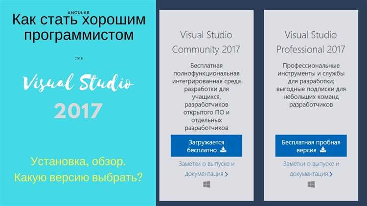 Требования к системе для установки Visual Studio 2017