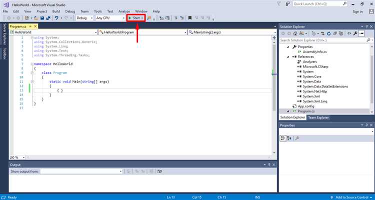 Как скомпилировать проект visual studio