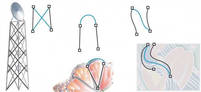 Как соединить две кривые в coreldraw