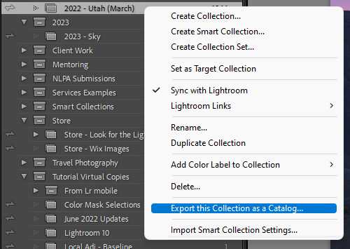 Как сохранить каталог lightroom