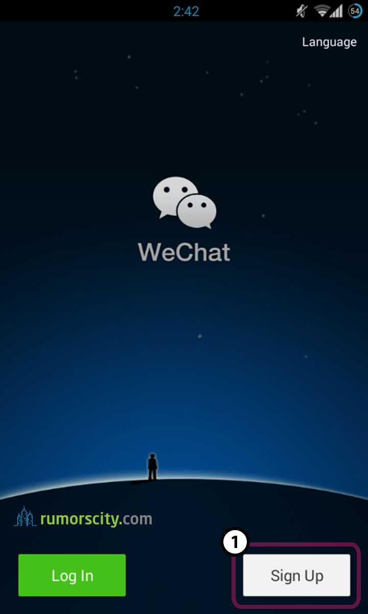 Загрузка приложения WeChat на Android и iOS