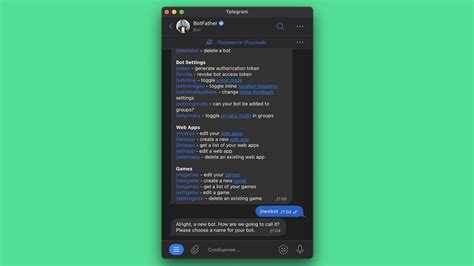 Как создать простого бота в telegram