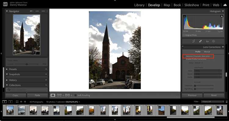 Как убрать засвеченность на фото lightroom