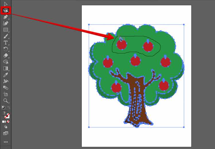 Как удалить часть обводки в adobe illustrator