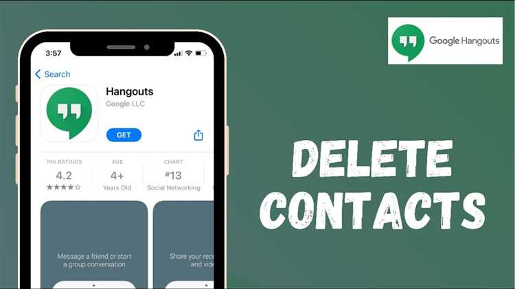 Причины, по которым контакт может не удаляться в Hangouts