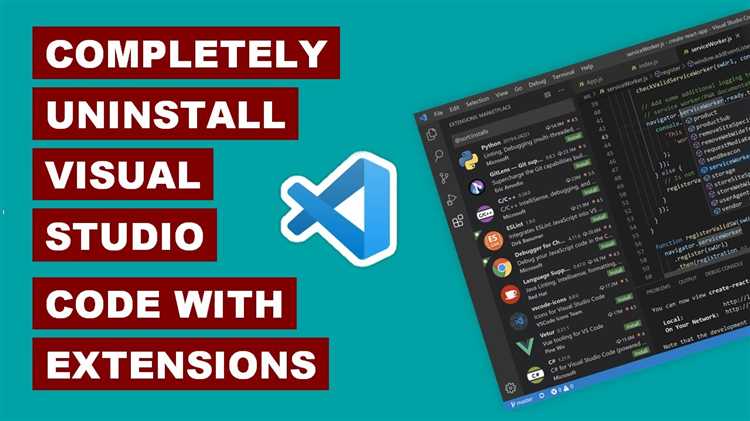 Удаление расширений и пользовательских настроек Visual Studio Code