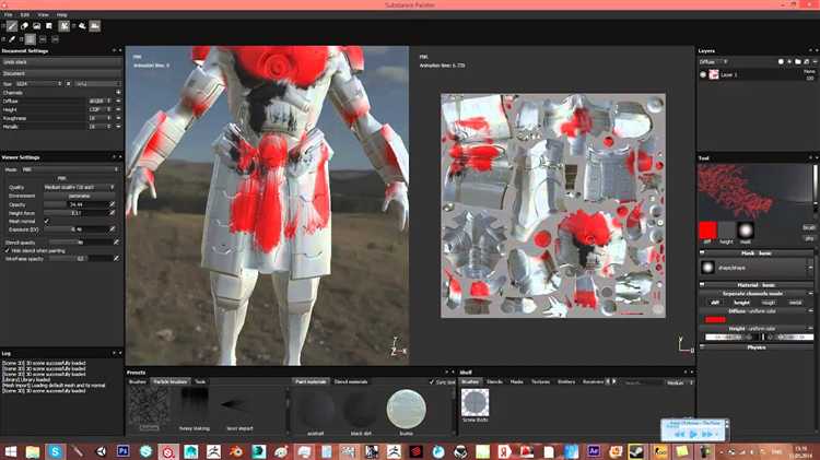 Удаление текстуры из слоя и слоев материалов