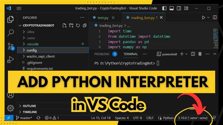 Установка расширения Python в Visual Studio Code