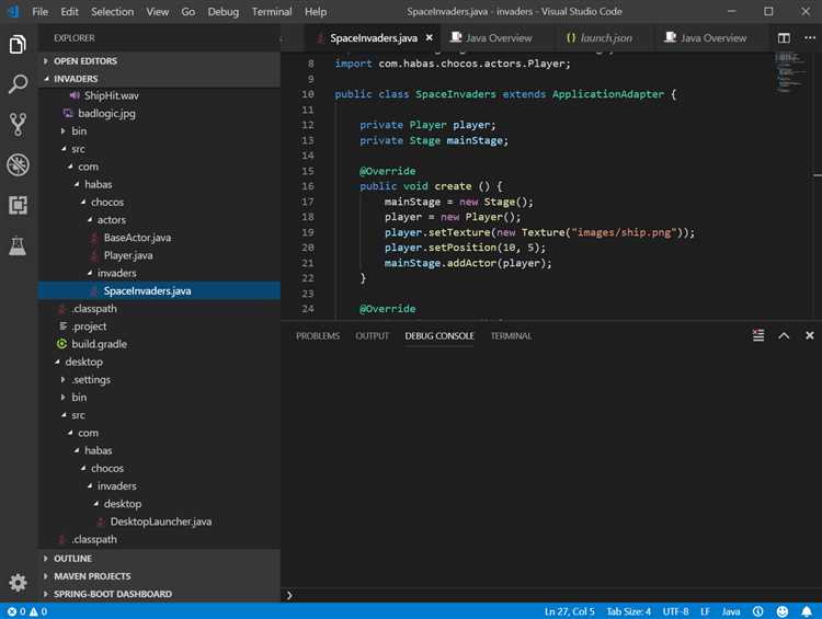 Создание первого проекта Java в Visual Studio Code