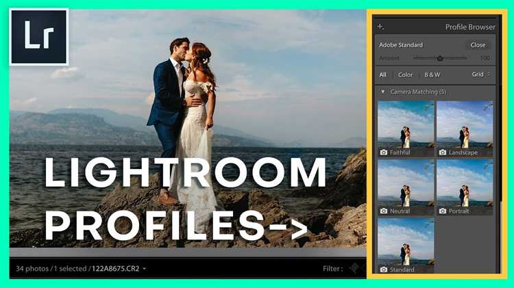 Как импортировать внешний профиль в Lightroom