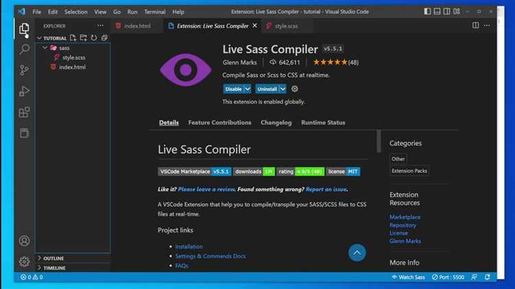 Интеграция Sass с npm для автоматической компиляции
