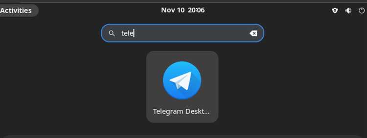 Настройка автозапуска Telegram при старте системы