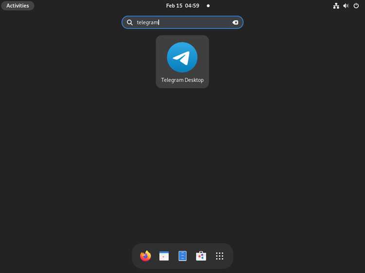 Использование Flatpak для установки Telegram на Fedora 34