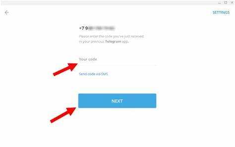 Первый запуск Telegram и привязка номера телефона
