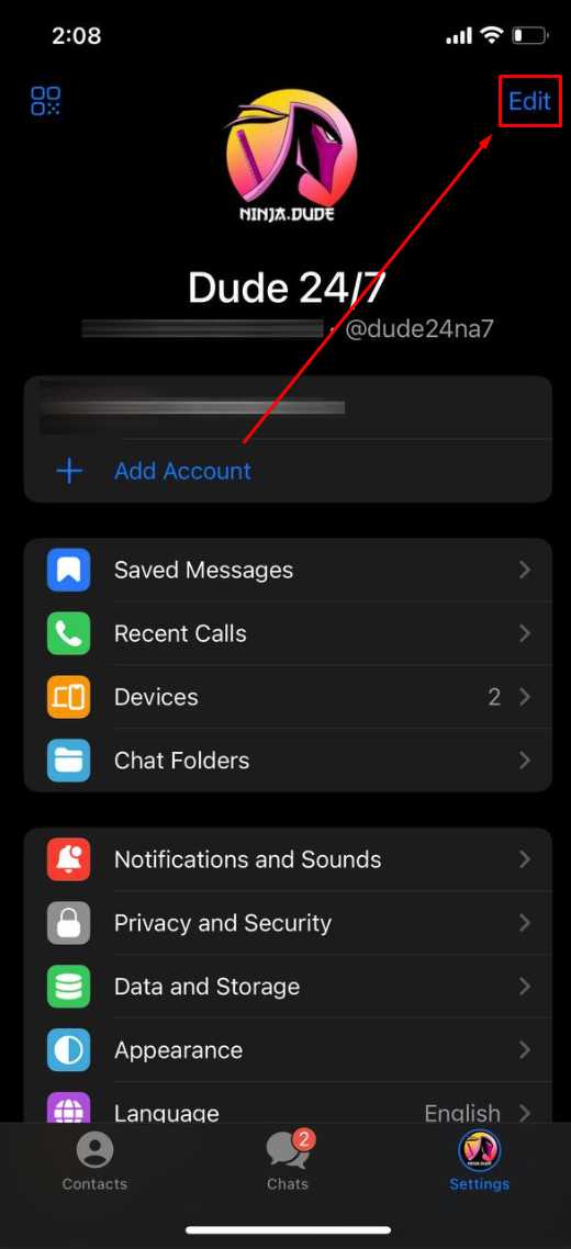 Пошаговая инструкция по установке username в мобильном приложении