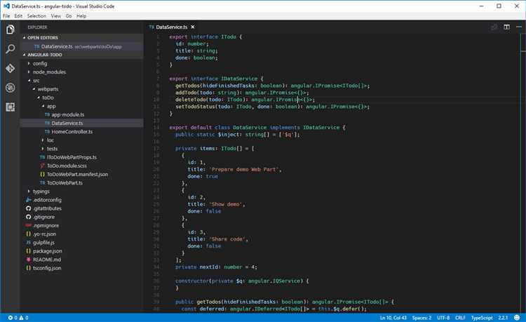 Изменение размера шрифта в терминале Visual Studio Code