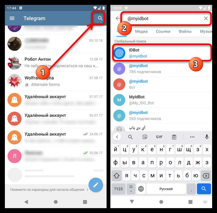 Как получить ID личного чата с ботом