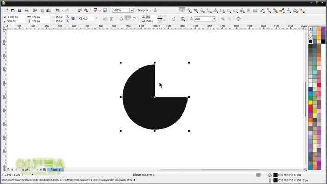 Как в coreldraw вырезать объект из объекта