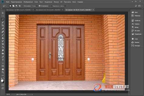 Выбор инструмента «Выделение объекта» в Lightroom