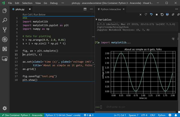 Запуск и отладка Python-скриптов в Visual Studio