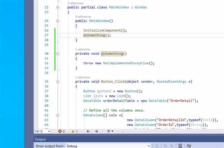 Как в visual studio посмотреть результат кода