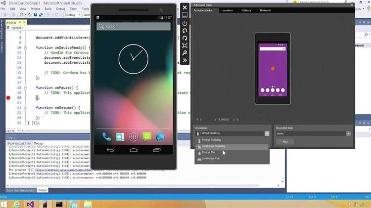 Подключение внешнего эмулятора к проекту в Visual Studio