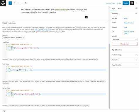 Редактирование файла functions.php для добавления кода в head
