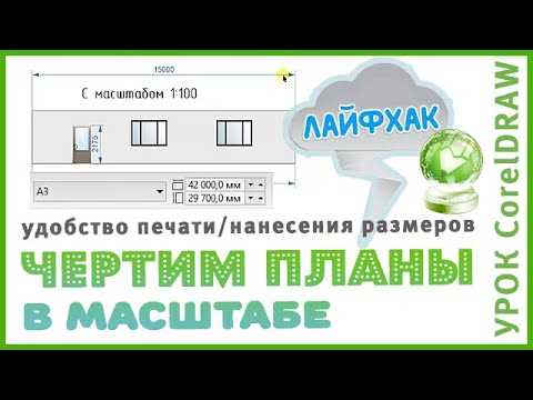 Настройка масштаба страницы перед началом работы