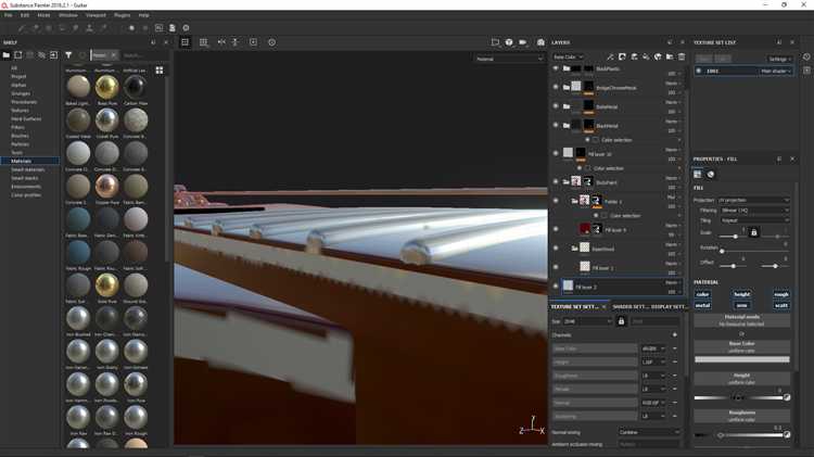 Использование импортированных материалов на 3D-модели