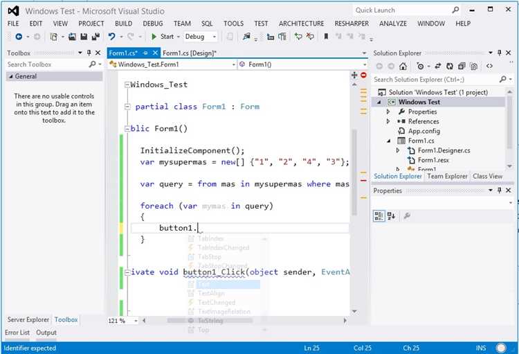 Как закомментировать код в visual studio горячие клавиши