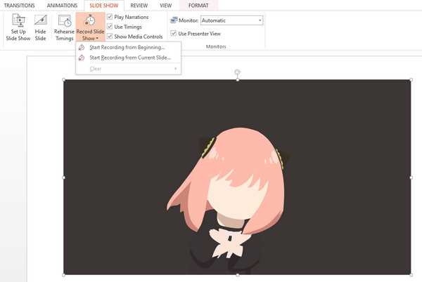 Как сохранить презентацию PowerPoint в видео с озвучкой