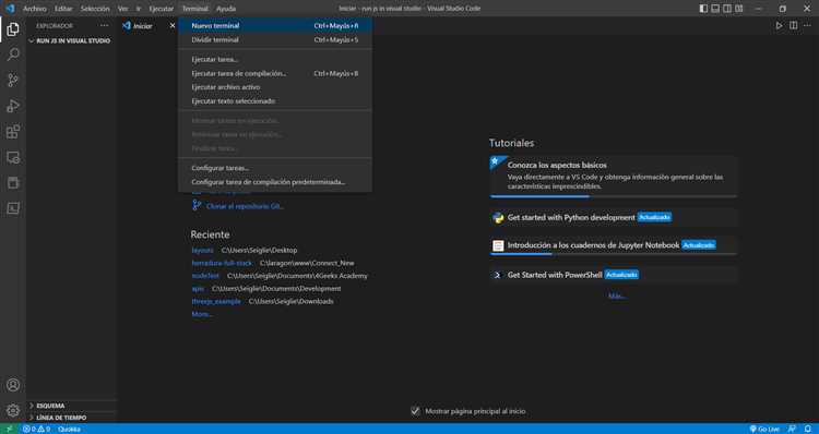 Обработка ошибок при запуске JavaScript в VS Code