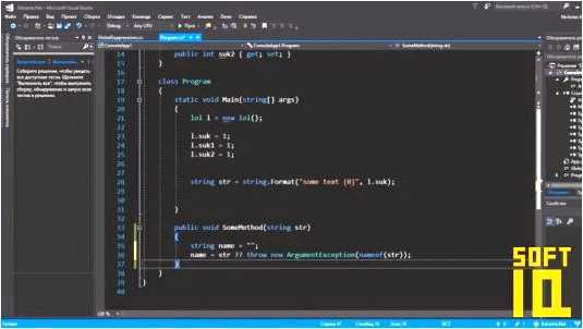Добавление исходного кода в файл Program.cs