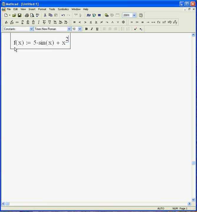 Как добавить текстовый блок для пояснений в Mathcad