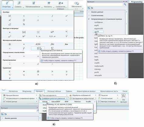 Где находится панель арифметических операторов в интерфейсе Mathcad