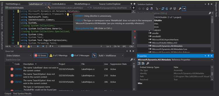 Диагностика проблем с .NET Framework и запуском Visual Studio