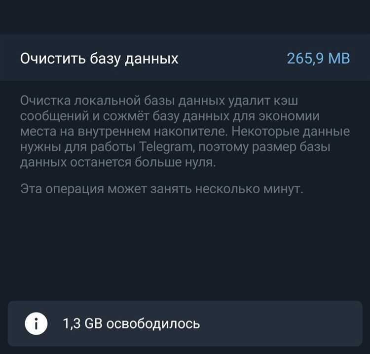 Роль сохраненных сообщений и чат-данных в использовании памяти