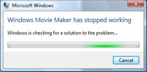 Почему windows movie maker зависает Почему windows movie maker зависает
