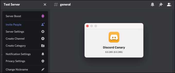 Возможности тестирования новых функций в Discord Canary